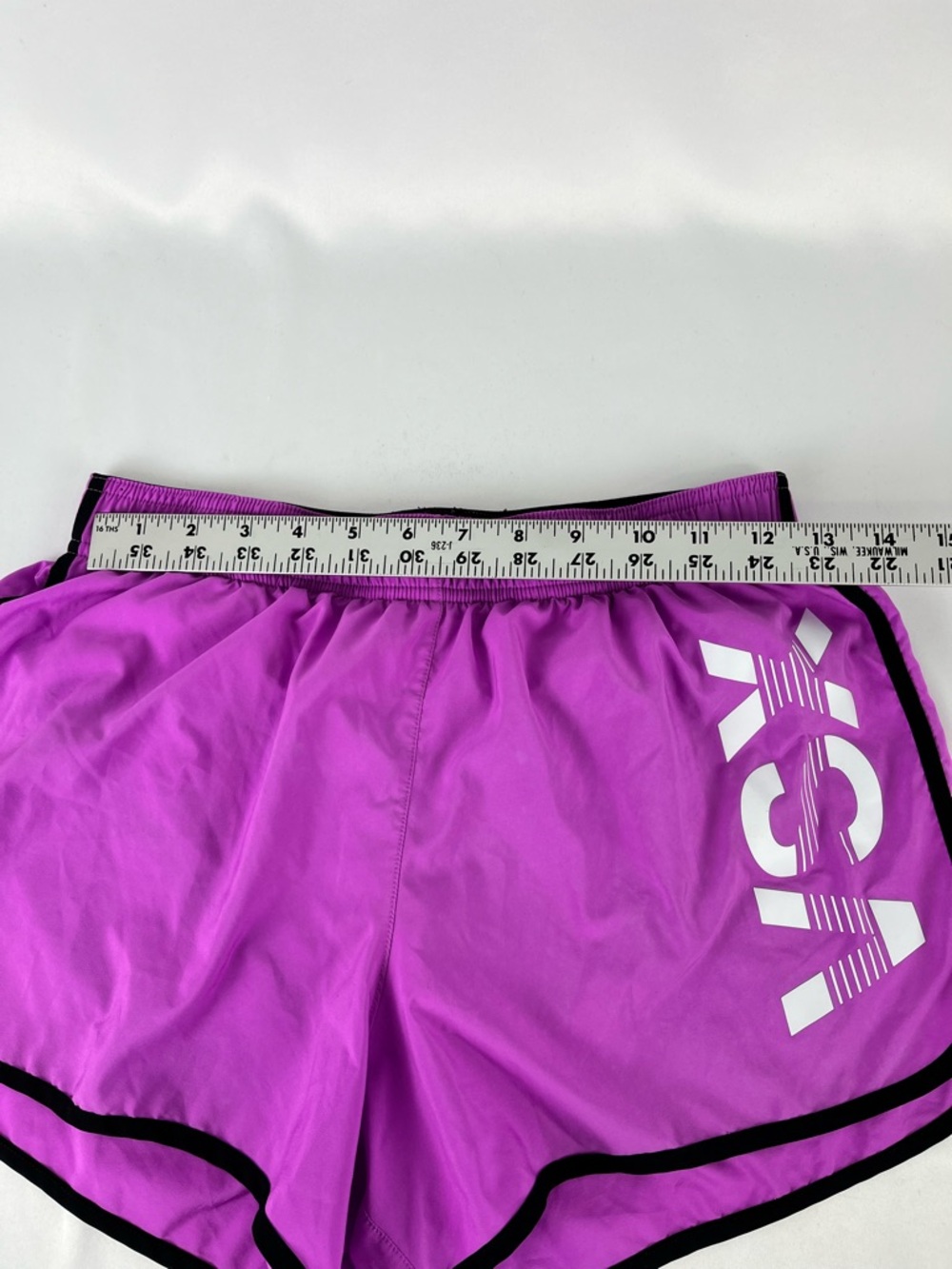 Victoria's Secret VSX Sport “The Player” Lined Running Shorts Purple White Sz S - Picture 5 of 15